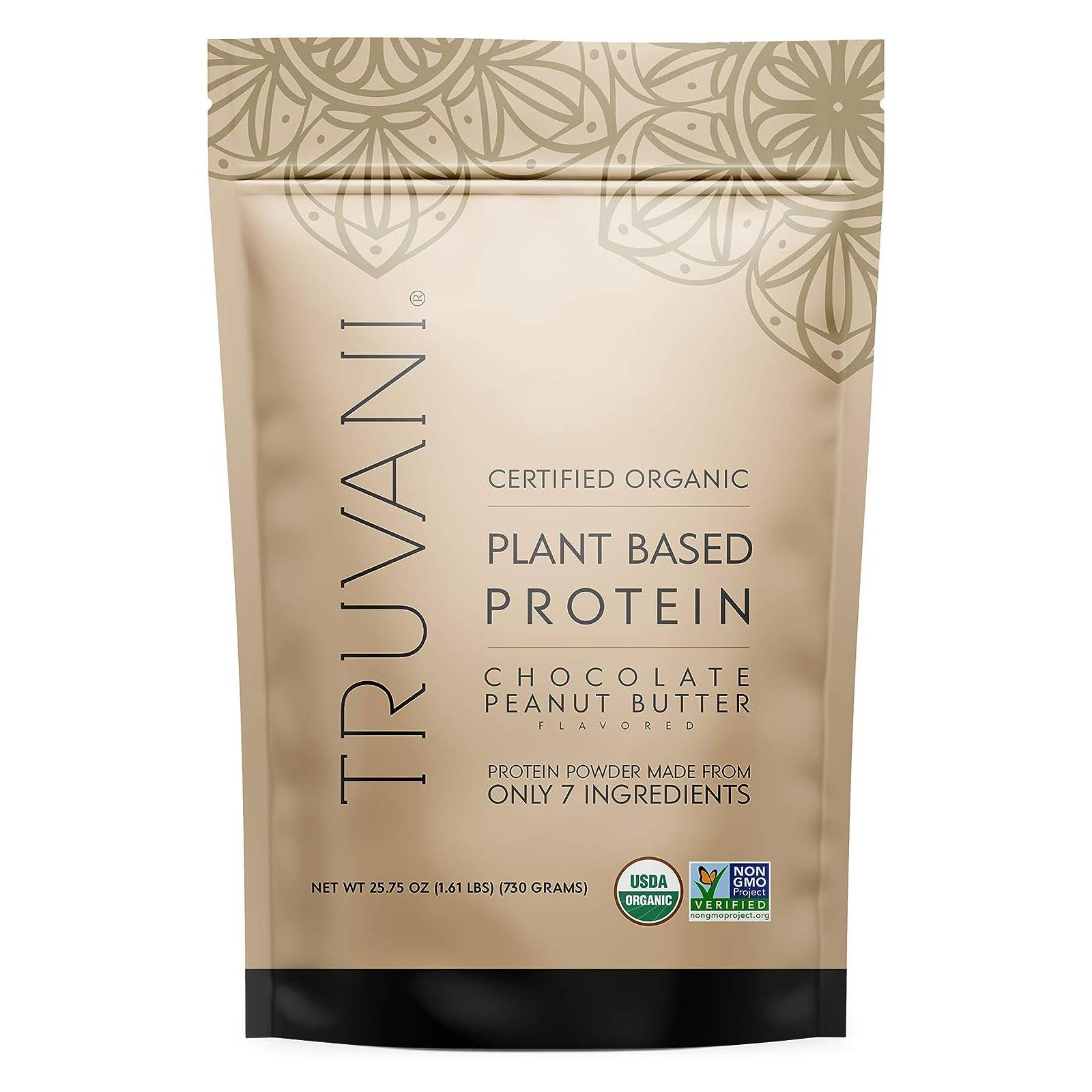 Truvani Plant Based Protein Chocolate Peanut Butter / 730g