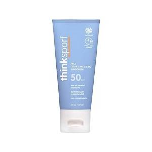 Think Sport Face Clear Zinc Suncscreen SPF50 59ml