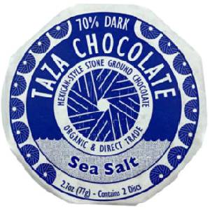 Taza Organic 70% Dark Chocolate Sea Salt / 77g