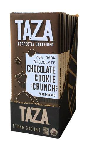 Taza Organic 70% Dark Choclate Chocolate Cookie Crunch / 70g