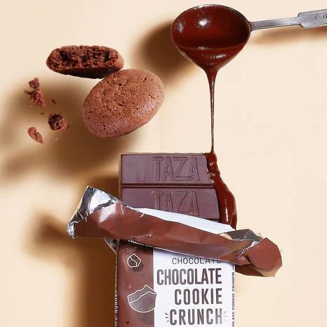 Taza Organic 70% Dark Choclate Chocolate Cookie Crunch / 70g