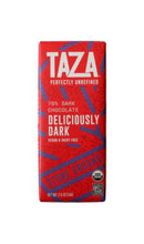 Taza Organic 70% Dark Chocolate - Deliciously Dark 70g - Chocolate