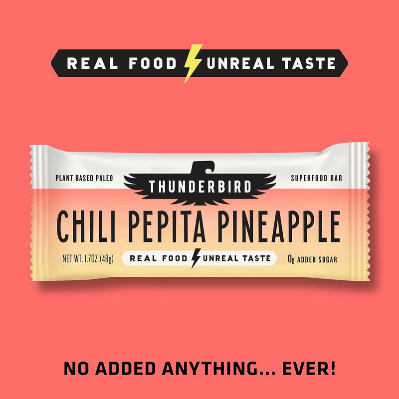 Thunderbird Superfood Bar Chili Pepita Pineapple / 12 X 48g
