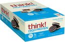 Think! High Protein Bars - Cookies & Cream 10-Pack - - Protein snacks