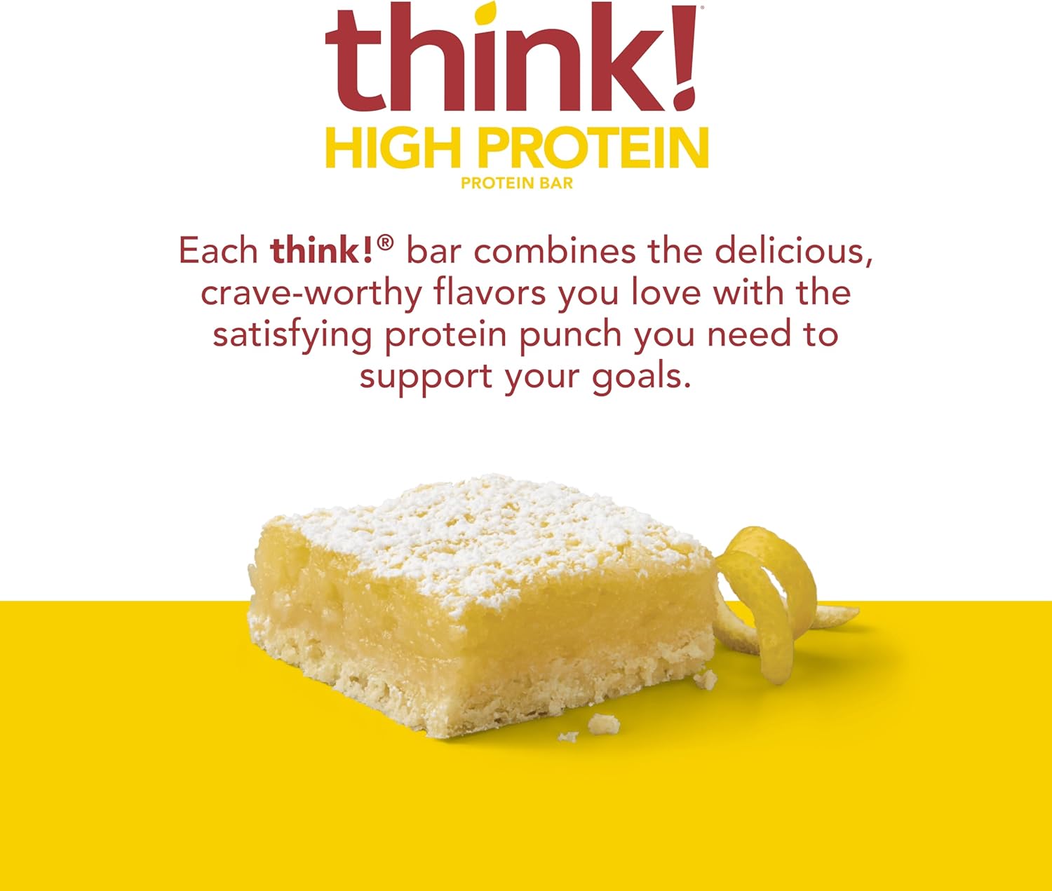 Think! High Protein Bars 10 pack / Lemon Delight