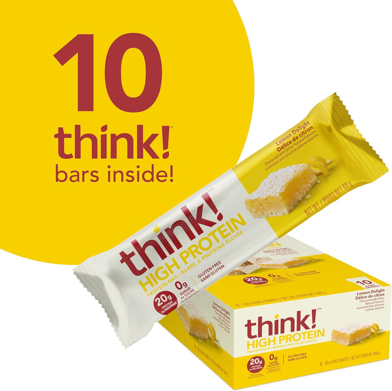 Think! High Protein Bars 10 pack / Lemon Delight