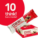 Think! High Protein Bars - Chunky Peanut Butter 10-Pack - - Protein snacks