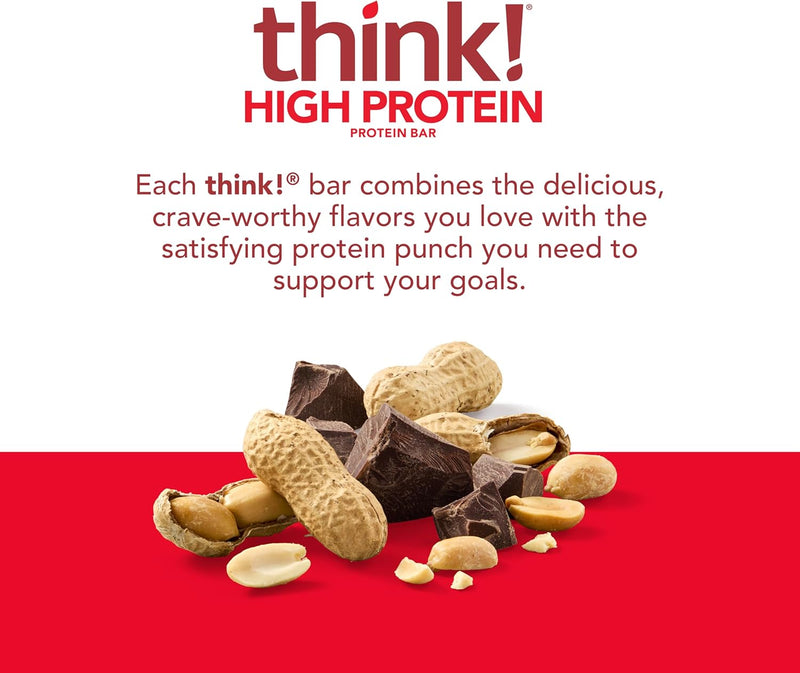 Think! High Protein Bars, Chunky Peanut Butter / 10-Pack 