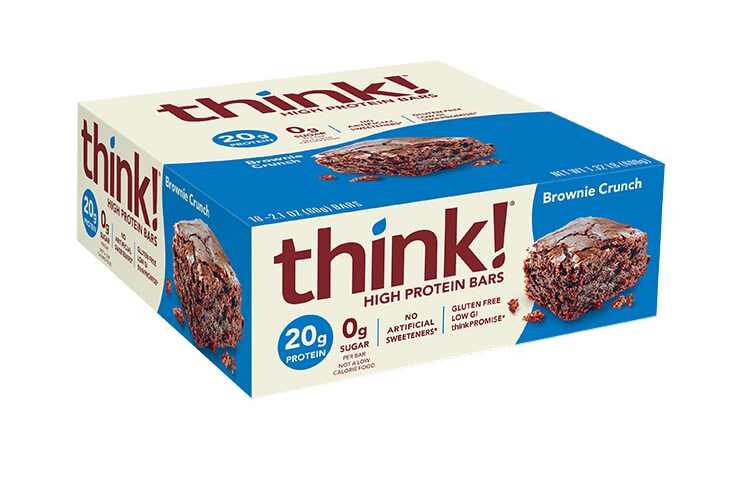 Think! High Protein Bars 10 pack / Brownie Crunch