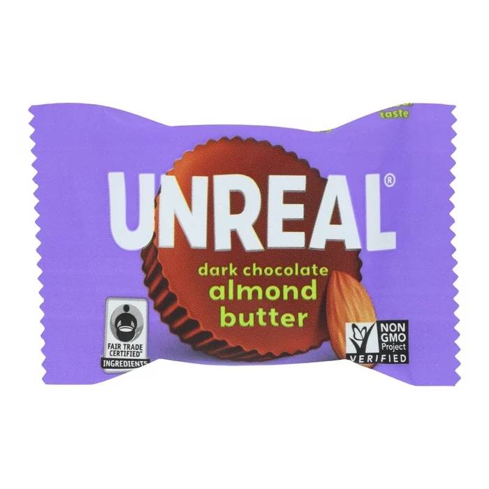 Unreal Almond Butter Cups Dark Chocolate Almond Butter / 0.53 Oz