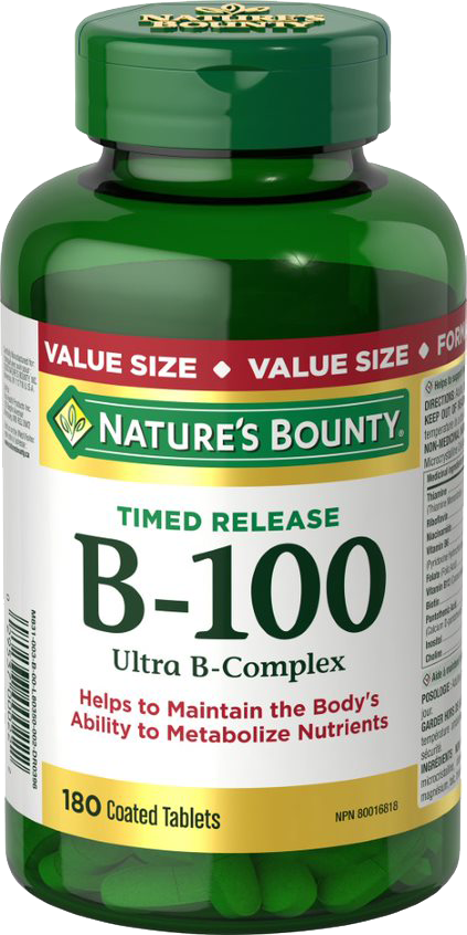 Nature's Bounty B-100 Ultra B-Complex Time Release
