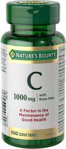 Nature's Bounty Vitamin C With Rose Hips 1000 mg - - Vitamin C