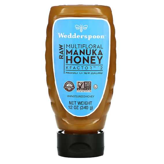 Wedderspoon Multifloral Manuka Honey KFactor12 Flora / 340g