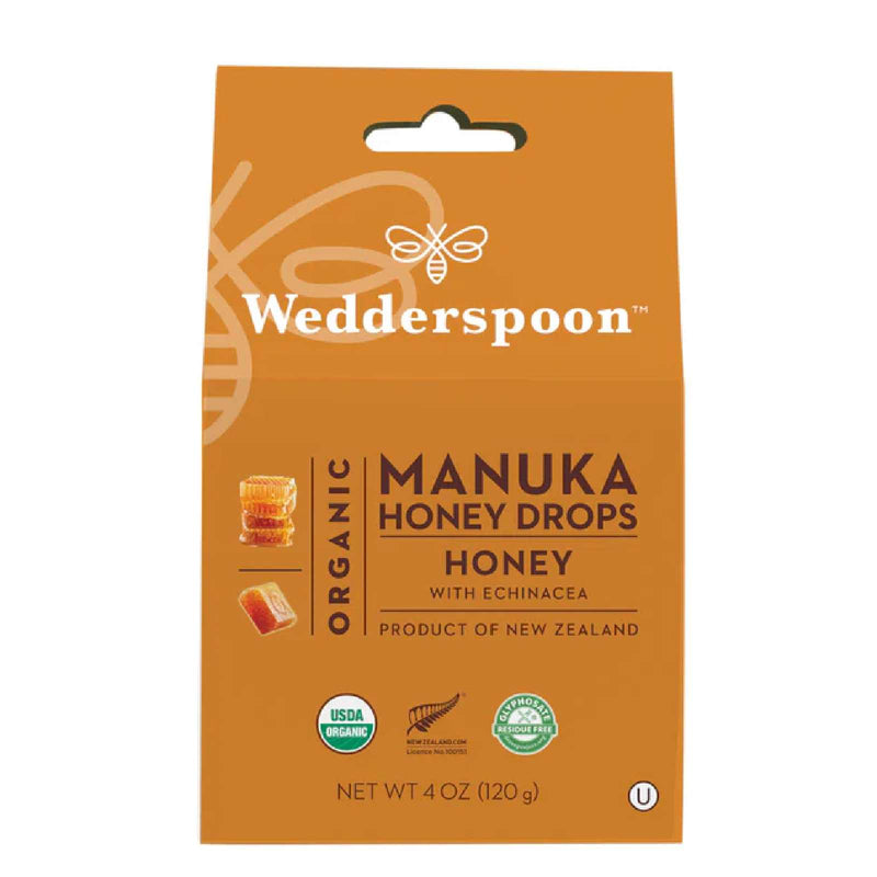 Wedderspoon Org Manuka Honey Drops Echinacea / 120g