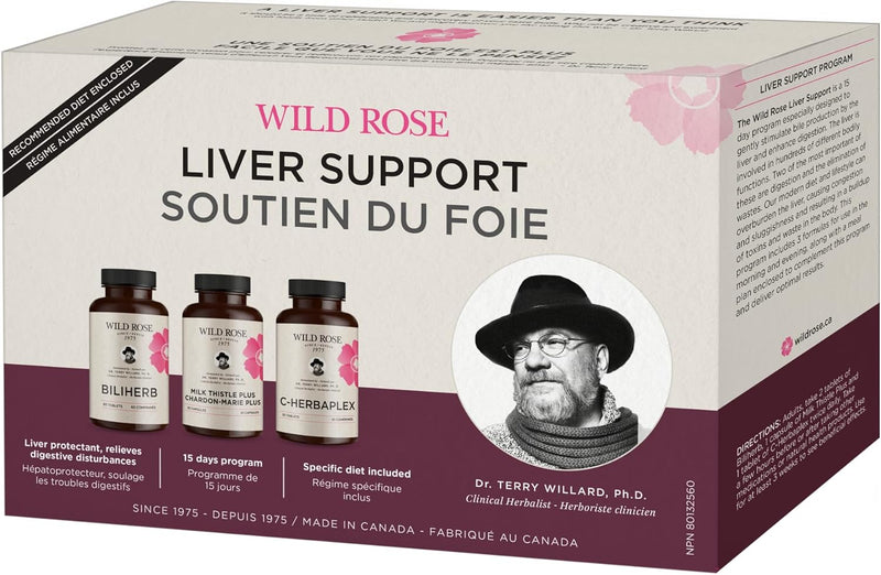 Wild Rose Liver Support Program 1 Box - 1 Box Kit - Liver Support