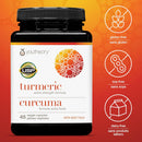 Youtheory Turmeric Extra Strength - 45 Capsules - Antioxidant