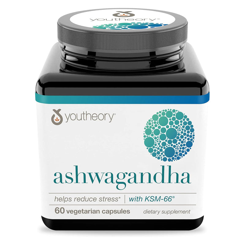 Youtheory Ashwagandha 60 Capsules