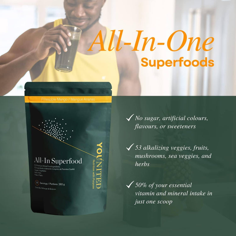 Younited All-In Superfood Pineapple Mango / 30 Servings