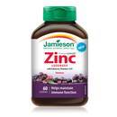 Jamieson Zinc Lozenges - Elderberry 60 Lozenges - - Zinc