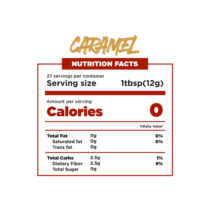 Mrs Taste Zero Calorie Caramel Syrup