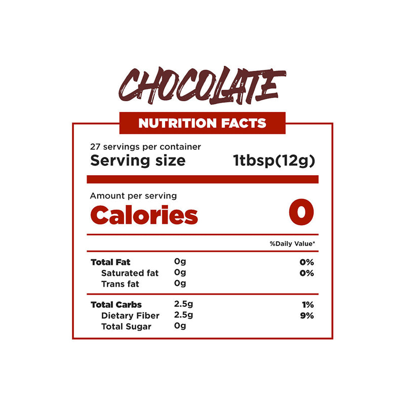 Mrs Taste Zero Calorie Chocolate Syrup