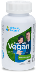 Platinum Naturals Easymulti Vegan - 60 vegetarian liquid capsules - Multivitamin