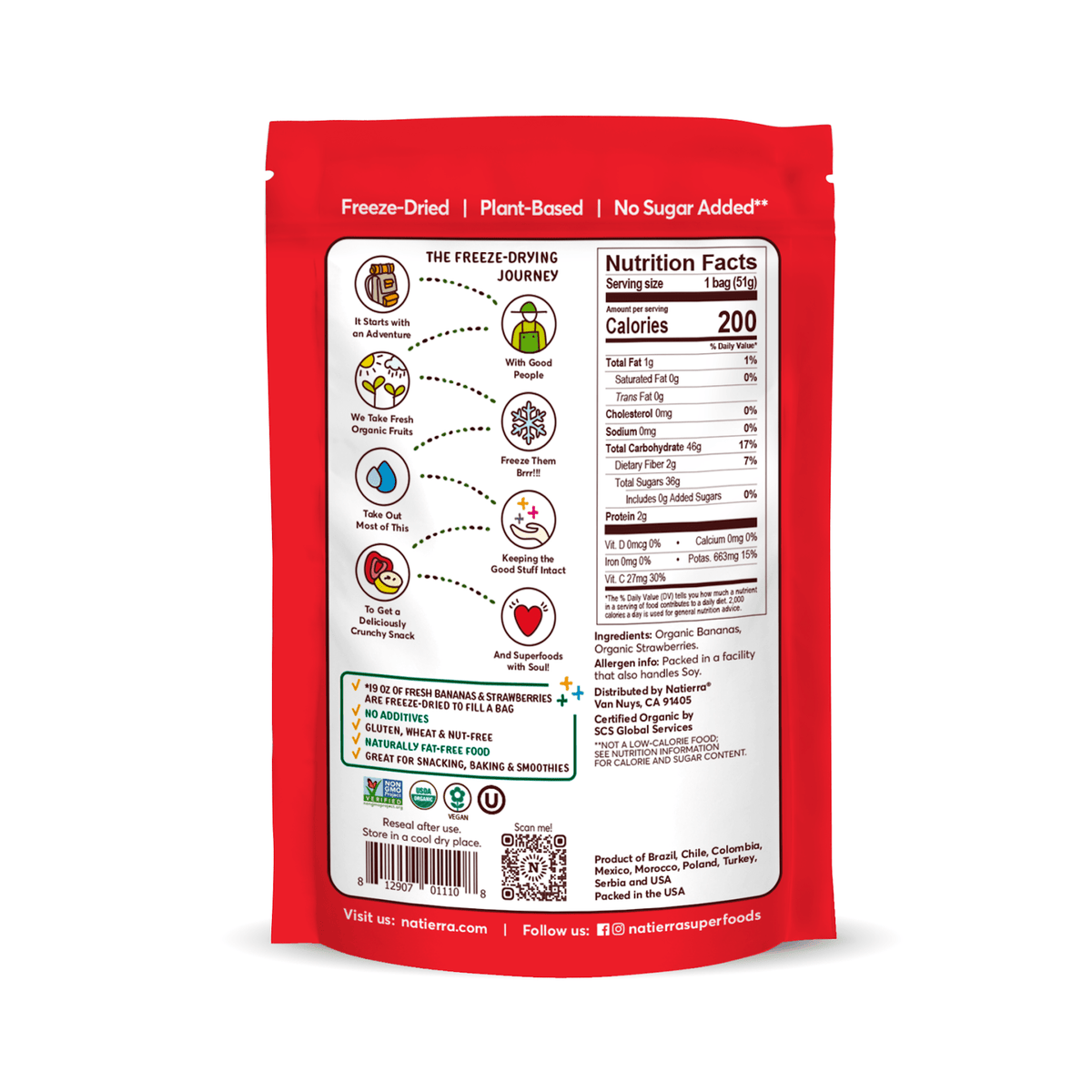 Natierra Organic Freeze-Dried Fruits