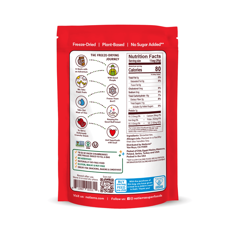 Natierra Organic Freeze-Dried Fruits