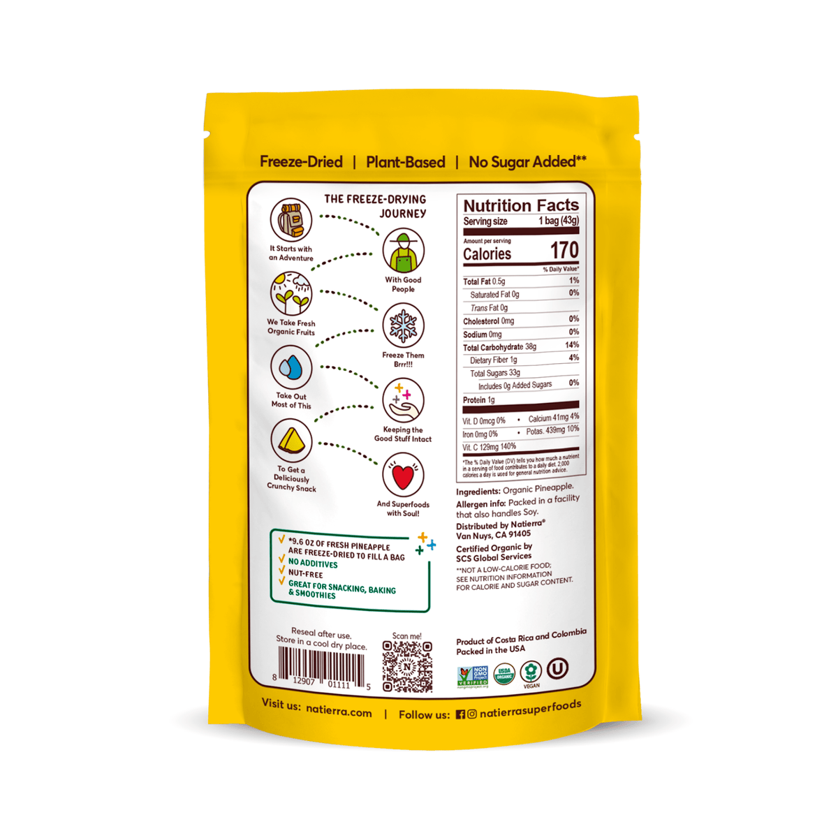 Natierra Organic Freeze-Dried Fruits