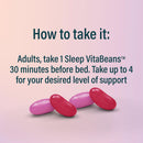 Nature's Bounty VitaBeans Sleep - Mixed Berry 80 Gummies - Sleep Supplement