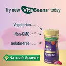 Nature's Bounty VitaBeans Sleep - Mixed Berry 80 Gummies - Sleep Supplement