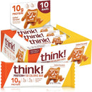 Think! High Protein Bars - Salted Caramel 10-Pack - - Protein snacks