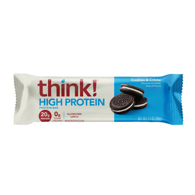 Think! High Protein Bars - Cookies & Cream Single - - Protein snacks