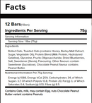 Warrior Raw Protein Flapjack Bars - Chocolate Peanut Butter 12-pack - Protein snacks