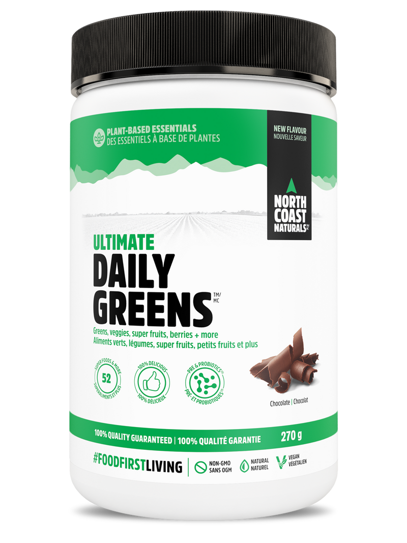 North Coast Naturals Ultimate Daily Greens - Chocolate 270g - Greens