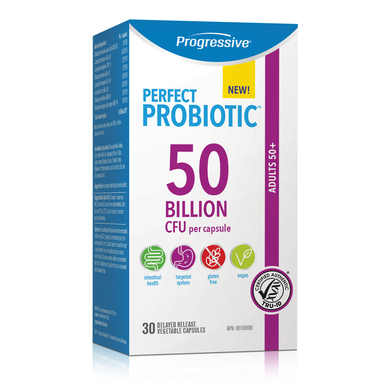 Progressive Perfect Probiotic Adult 50+ 50B