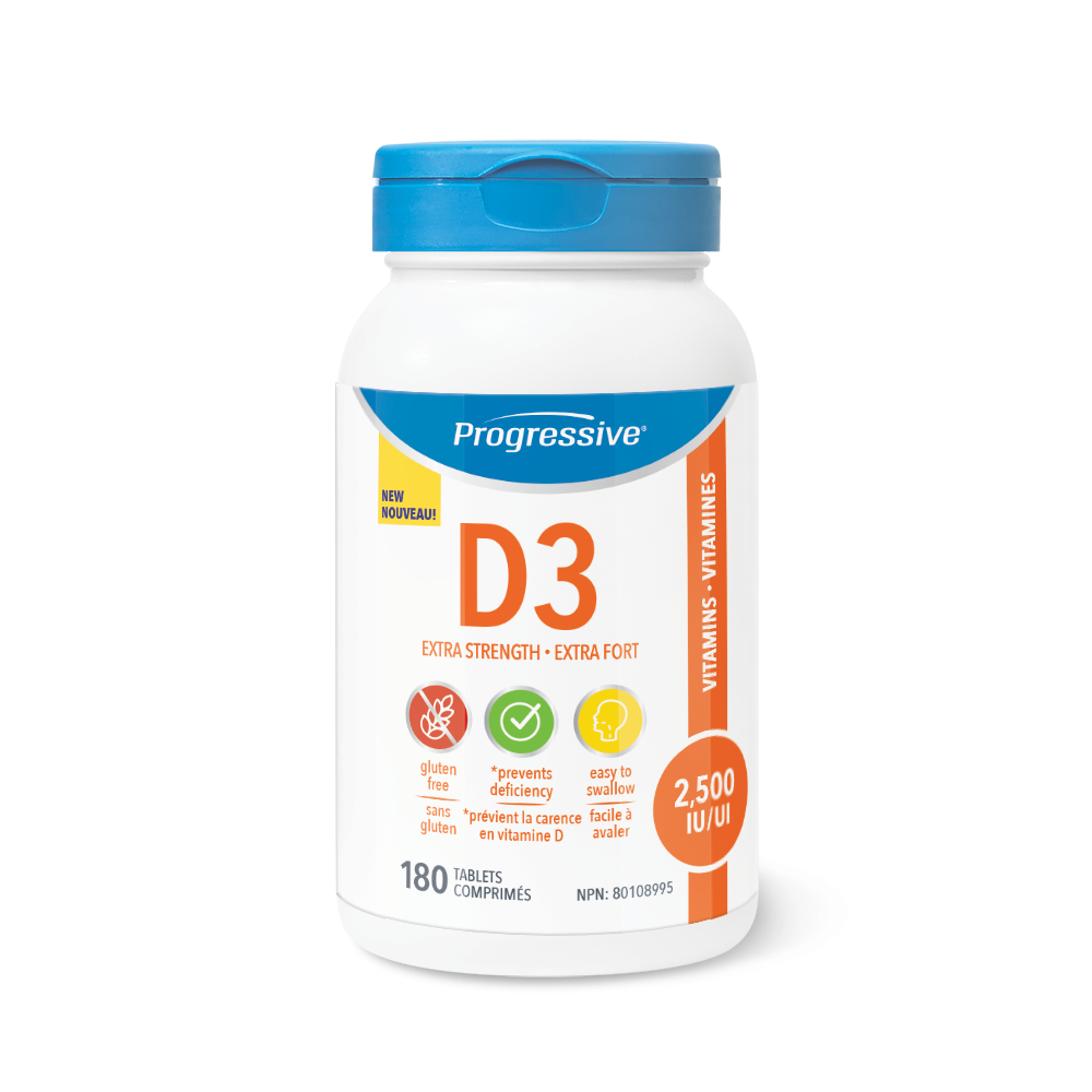 Progressive Vitamin D3 Extra Strength 2500 IU