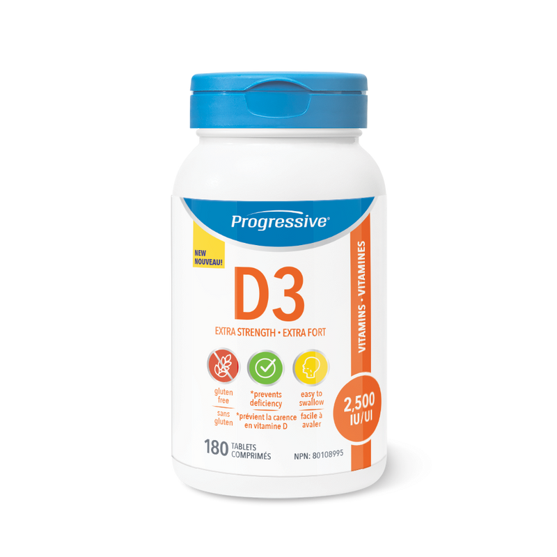 Progressive Vitamin D3 Extra Strength 2500 IU