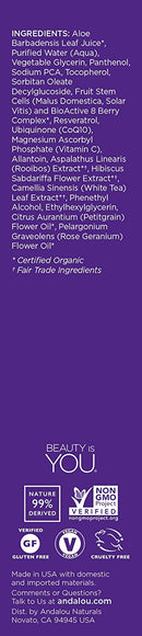 ANDALOU NATURALS Blossom & Leaf Toning Refresher - 178ml - Skin Care