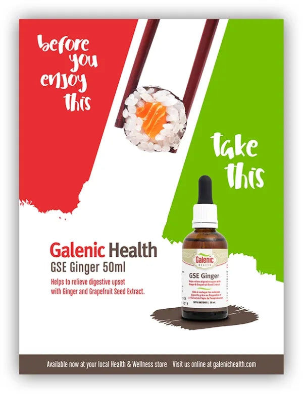 Galenic Health GSE avec gouttes de gingembre