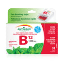 Jamieson Vitamin B12 (Methylcobalamin) Strips - 30 Strips Mint - - Vitamin B