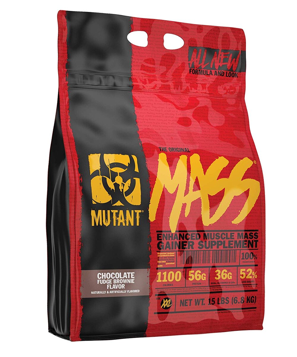 Mutant Mass Chocolate Fudge Brownie / 15 lbs, SNS Health, Sports Nutrition