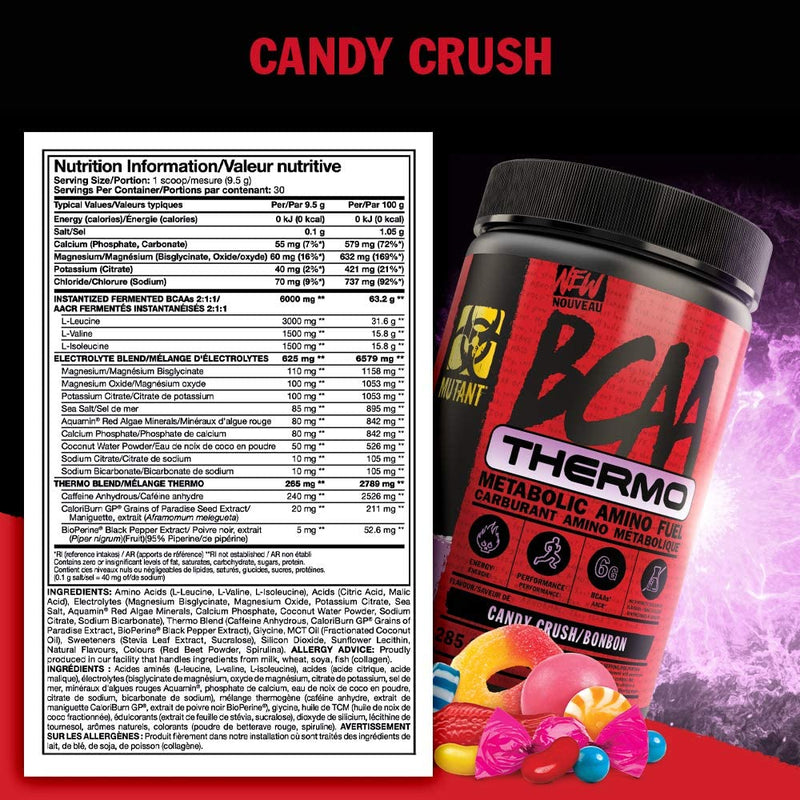 Mutant BCAA Thermo Candy Crush / 285g