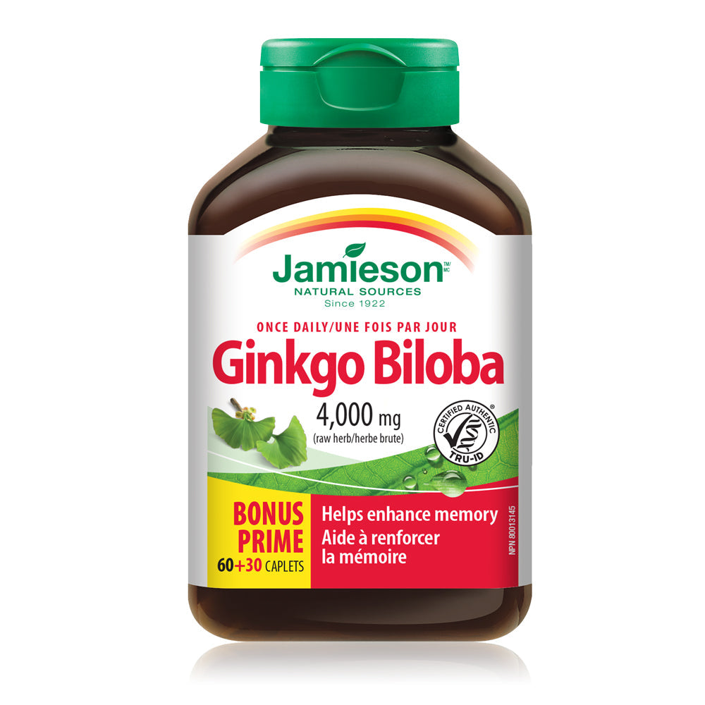 Jamieson Ginkgo Biloba 4,400mg