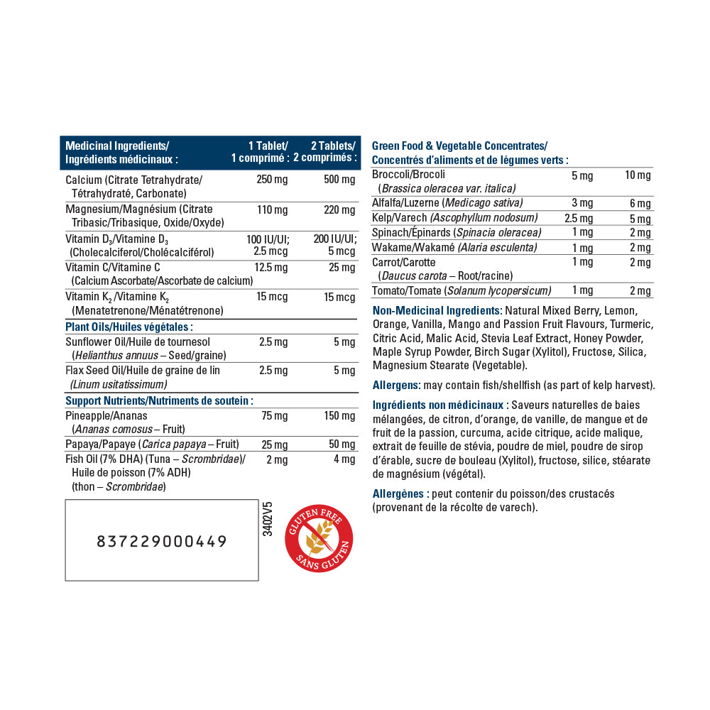 Progressive Calcium Kids Orange Chewable Tablets - 120 tablets - Calcium