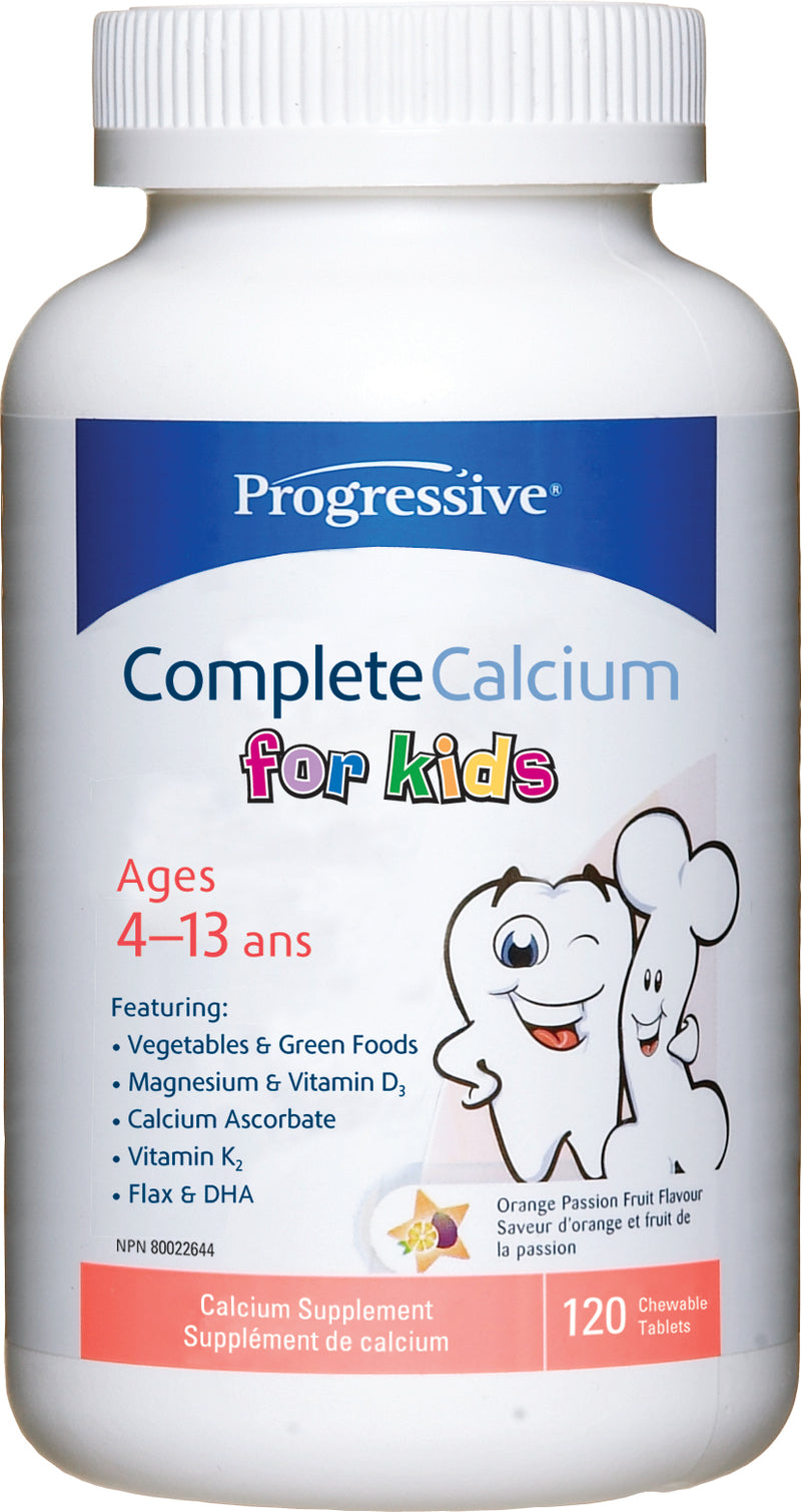 Progressive Calcium Kids Orange Chewable Tablets 120