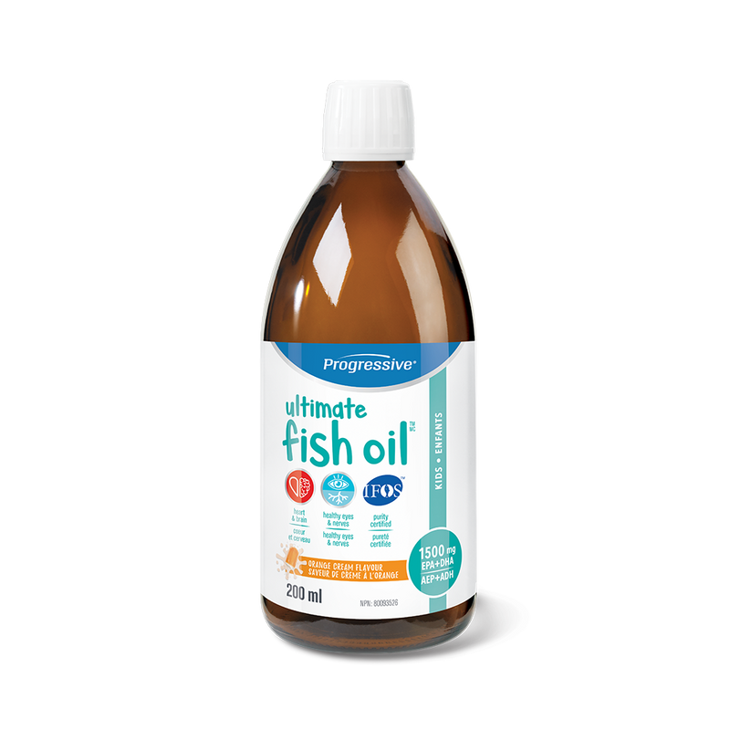 Progressive Ultimate Fish Oil for Kids Liquid 200ml Orange