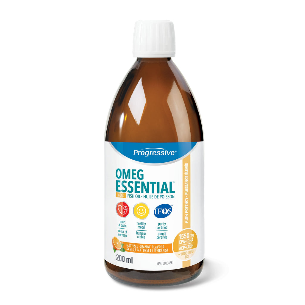 Progressive OmegEssential + D Liquid Fish Oil