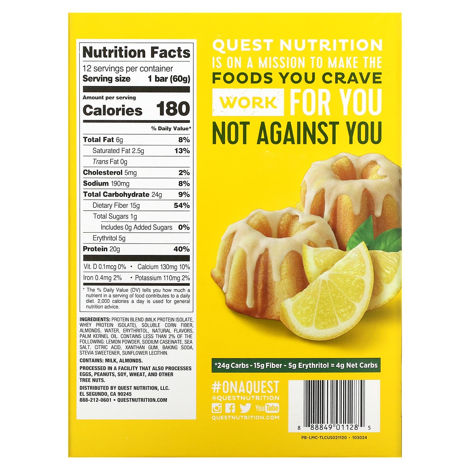 Quest Nutrition Protein Bar (12-pack)