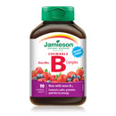 Jamieson B Complex Chewable - 90 Tablets Berry Bliss - Vitamin B